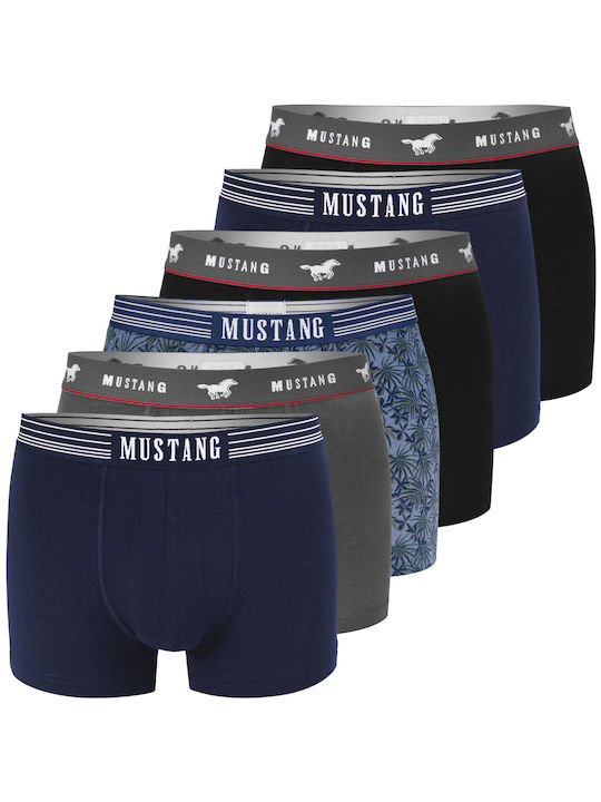 Mustang Men's Boxers Multicolour 6Pack