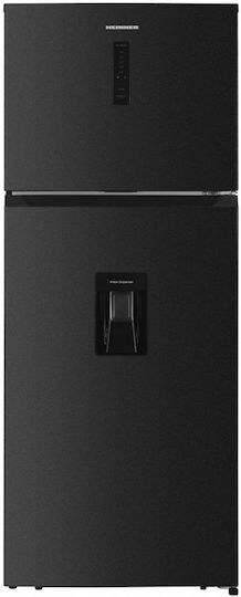 Heinner Kühl-Gefrierkombination 413Es NoFrost H178xB70xT68cm. Schwarz HF-HM413NFDXWDE++