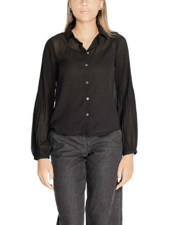 Only Women's Long Sleeve Shirt Black