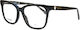 Moschino Plastic Eyeglass Frame Butterfly Black...
