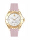 Philipp Plein Heaven Rock Couture Damenuhren 38mm Batterie mit Rosa Gummi Armband