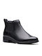 Havisham Top Leather Women's Chelsea Boots Black