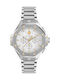 Philipp Plein Chrono Royal Womens Watch 42mm Chronograph Battery with Silver Metal Bracelet