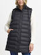 Women's Short Lifestyle Jacket for Winter with Hood Black