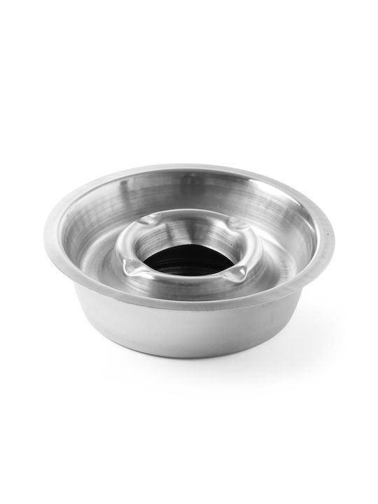 Ashtray Ash Groove Stainless Steel Deep Ø 140mm Hendi 440605