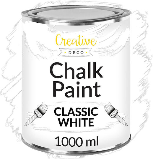 Creative Χρώμα Κιμωλίας Λευκό 1000ml JAN-CD-FARBA-KREDOWA-BIALA-1L