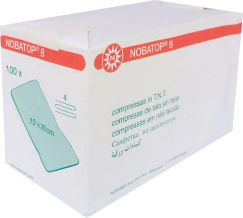 Nobamed Nicht-sterile Medizinische Gaze 10x20cm 100 Stück