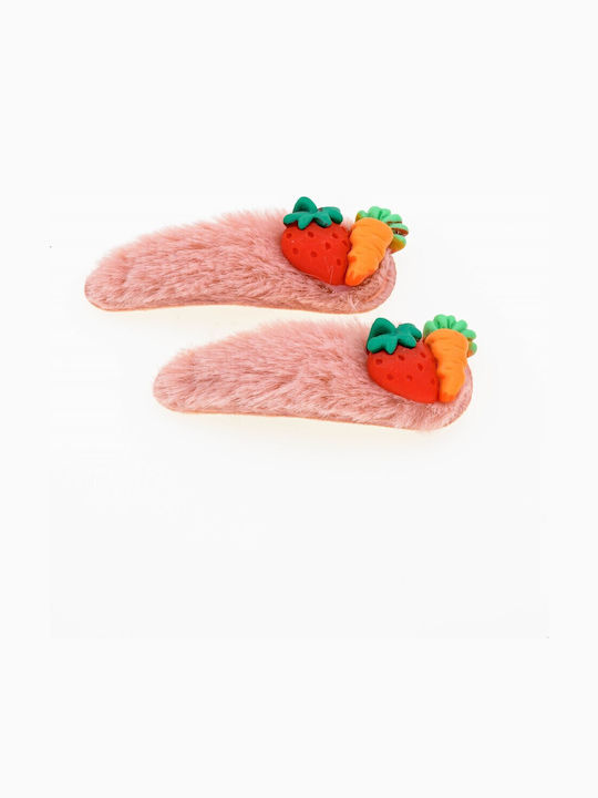 Set of Kids Hair Clips with Hair Clip Fruit in ...