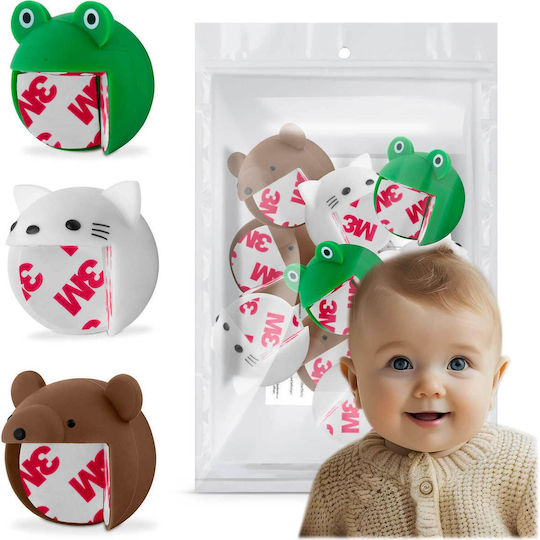 Ricokids Colț de protecție cu autocolant din Plastic 10buc