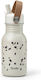 Elodie Details Dalmatian Dots Неръждаема Стомана Детска Бутилка За Вода С Изскачаща Капачка Non Spill Бежов 350ml