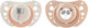 Chicco Physio Forma Air Pacifiers Silicone Beige-Pink for 0-6 months 2pcs