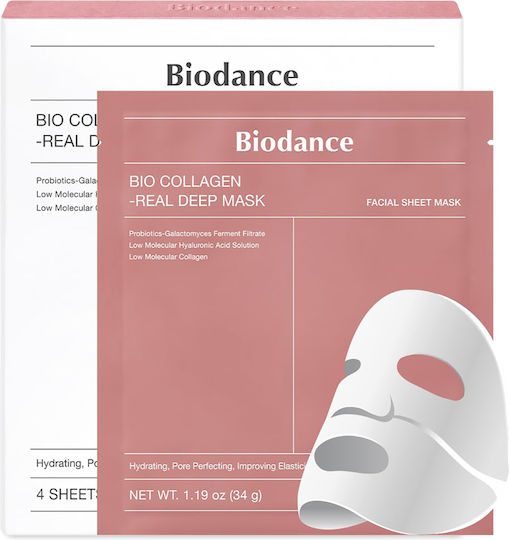 Biodance Bio Collagen Real Deep Jelly Mask 4τμχ