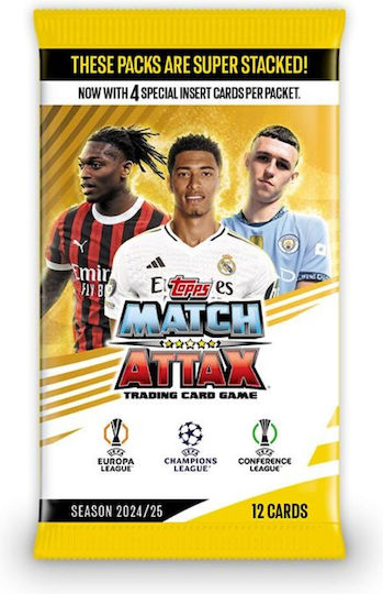 Topps Match Attax Бустер Пакет Английски