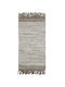 Nima Rug Rectangular Leather Beige