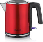 Severin Kettle 1lt 2400W Red