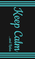 Dimcol Beach Towel Cotton Petrol Blue Dimcol Beach Towel Cotton Petrol Blue