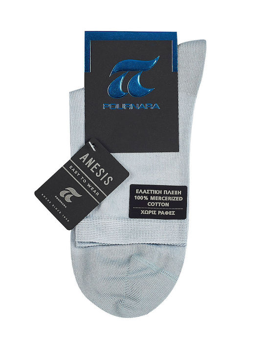 Pournara Damen Socken Blau 1Pack