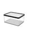 Rotho Babydesign Loft Βάζο Γενικής Χρήσης με Καπάκι Γυάλινο Μαύρο 2250ml