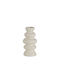 Βάζο Itaca Ah-ax24036 Φ10x20cm White Andrea House Κεραμικό