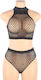 Kinksters Секси Комплект Бельо Черен 3123-07509