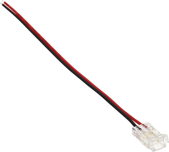 Eurospot Καλωδιακός Σύνδεσμος Ταινίας Led 2pin Cob Smd 8mm