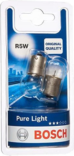 Bosch Λάμπες Αυτοκινήτου R5W / BA15S 12V 5W 2τμχ