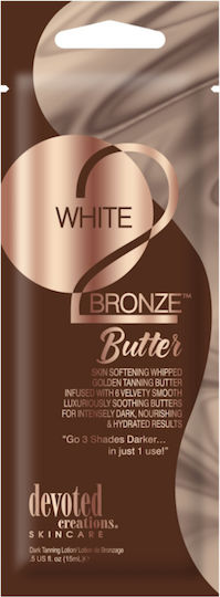 Devoted Creations White 2 Bronze™ Butter Солариум Крем За Тяло Тъмен 15мл