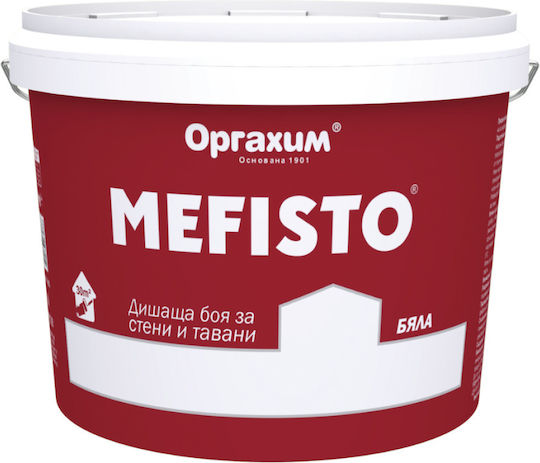 White Paint Mefisto Interior Walls Ceilings 25 Kg