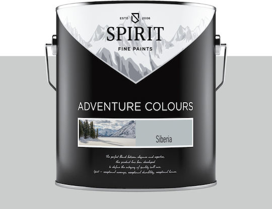 Spirit Siberia Color Wall Paint 2.5l 12 – 15 M²/l Excellent Coverage Very Good Color Resistance Washable