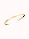 Naya Jewelry Herren Armband Handschellen aus Stahl Vergoldet