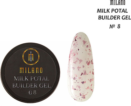Milano Cosmetic Builder Gel Νυχιών 8 15ml