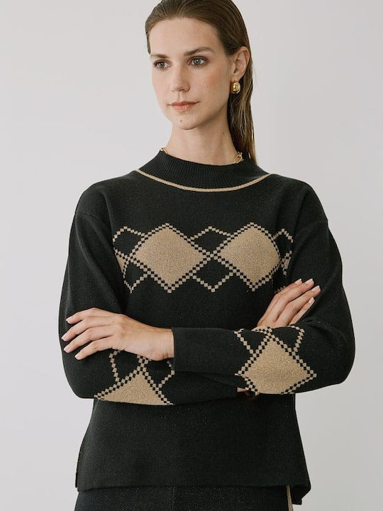 Belle Femme Women's Sweater Black