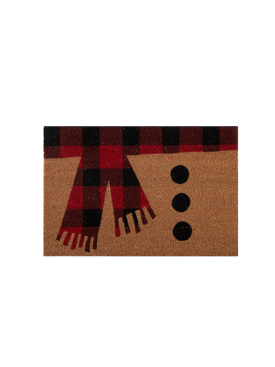 Christmas Entry Doormat Scarf 40x60 Natural Nef-nef Homeware 40x60cm