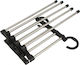 ikonka Wardrobe Hanger for Pants Metallic KX9078 1pcs