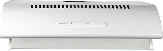 Davoline Olympia 2.0 370 Ελεύθερος Απορροφητήρας 70cm Λευκός