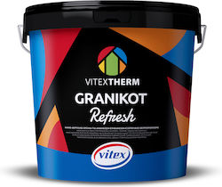 Granikot Refresh White 750 ml Vitex Nano Vopsea Acrilică pentru Reînnoirea Suprafețelor pentru Izolație Termică Externă