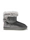 Conguitos Kids PU Leather Boots Gray