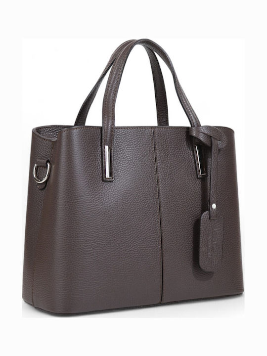 Passaggio Leather Кожена Дамска Чанта Тоут Ръчн...