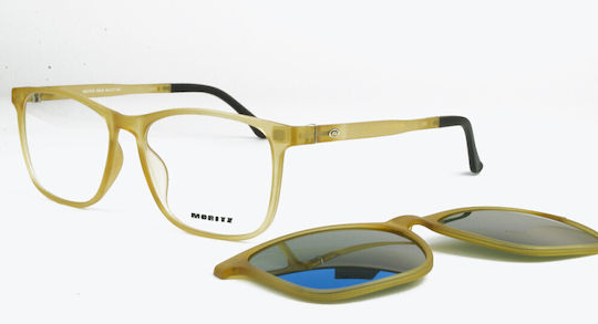Moritz Plastic Eyeglass Frame Yellow MZ 21918 QM09