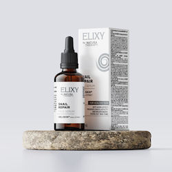 Natura Therapy Elixy Snail Repair Moisturizing & Anti-aging Serum Face with Snail Secretion & Hyaluronic Acid for Revitalization & Dark Spots 30ml Natura Therapy Elixy Snail Repair Moisturizing & Anti-aging Serum Face with Snail Secretion & Hyaluronic Acid for Revitalization & Dark Spots 30ml