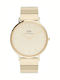 Daniel Wellington Piano Men's Watch 40mm Battery with Gold Stainless Steel Bracelet