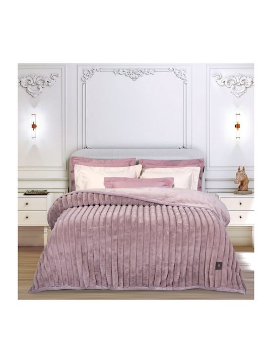 Greenwich Polo Club 3478 Furry Blanket Super Double 220x240cm Nude