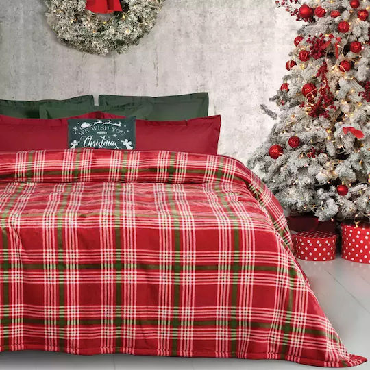 Das Home 1361 Sofa 130x170cm Grün Rot