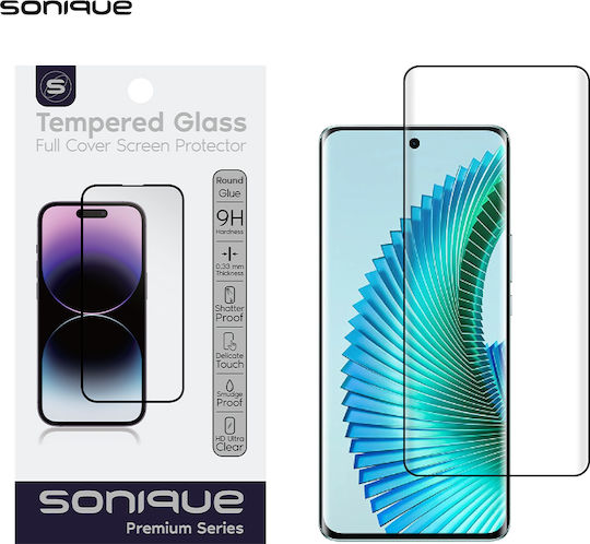 Curvy Glass Sonique Premium Series Hd Full Cover 9h Honor Magic6 Lite 5g Μαύρο