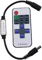 Dimmer RF Radio Mini Negru 11-taste 6A 72W 12VDC Plug