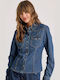 Women's Denim Long Sleeve Shirt Denim