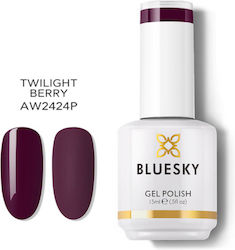 Bluesky Хибриден Лак за Нокти Twilight Berry Aw...