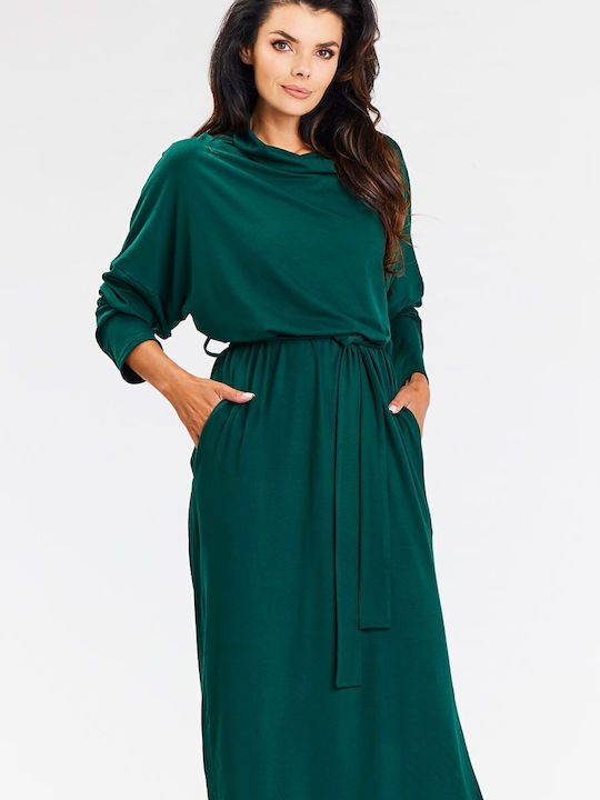 Awama Kleid Bottle Green