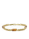 Brățară pentru bărbați Fossil Steel Tiger Eye Jf04570710