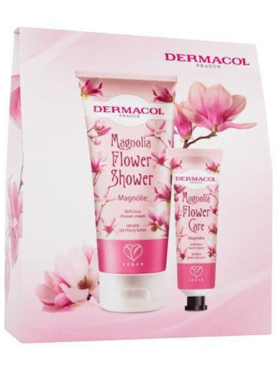 Dermacol Magnolia Flower Set Îngrijire pentru Curățare corp